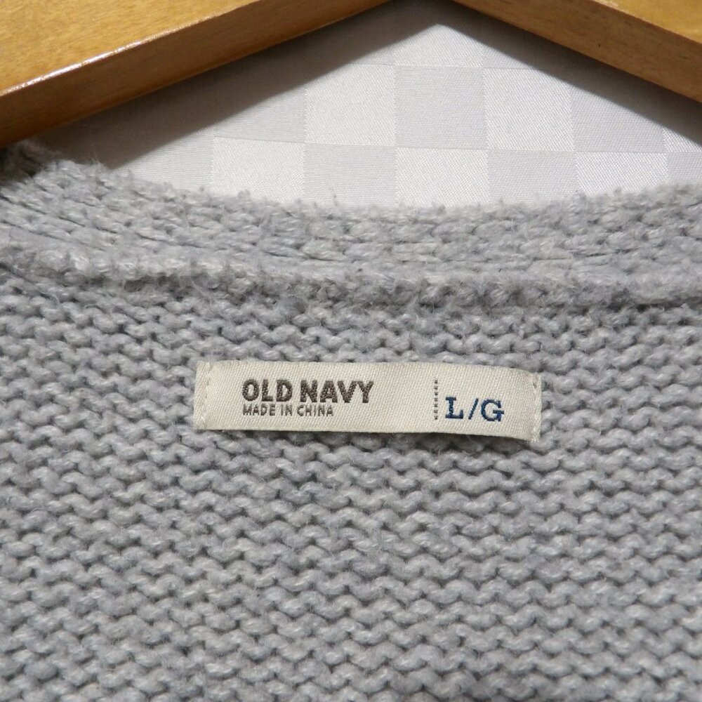 OLD NAVY Chunky Knit Cardigan | L - Picture 6 of 7